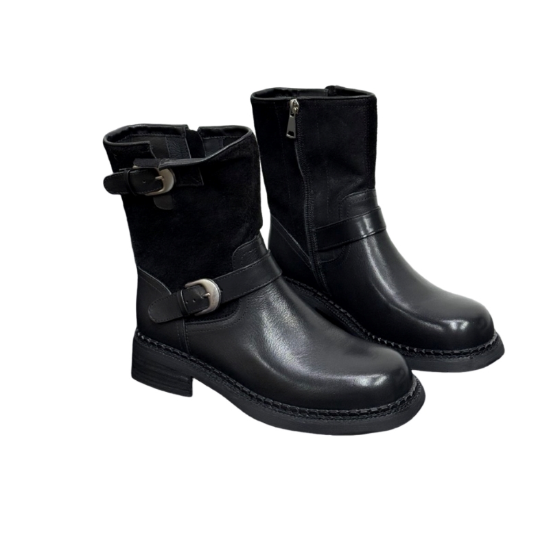 Leatherwork Designs - Sepatu Boots Putih untuk Wanita –