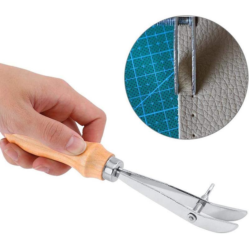 Groover Stitching Tool - Alat Pembuat Alur Tepi Kulit yang
