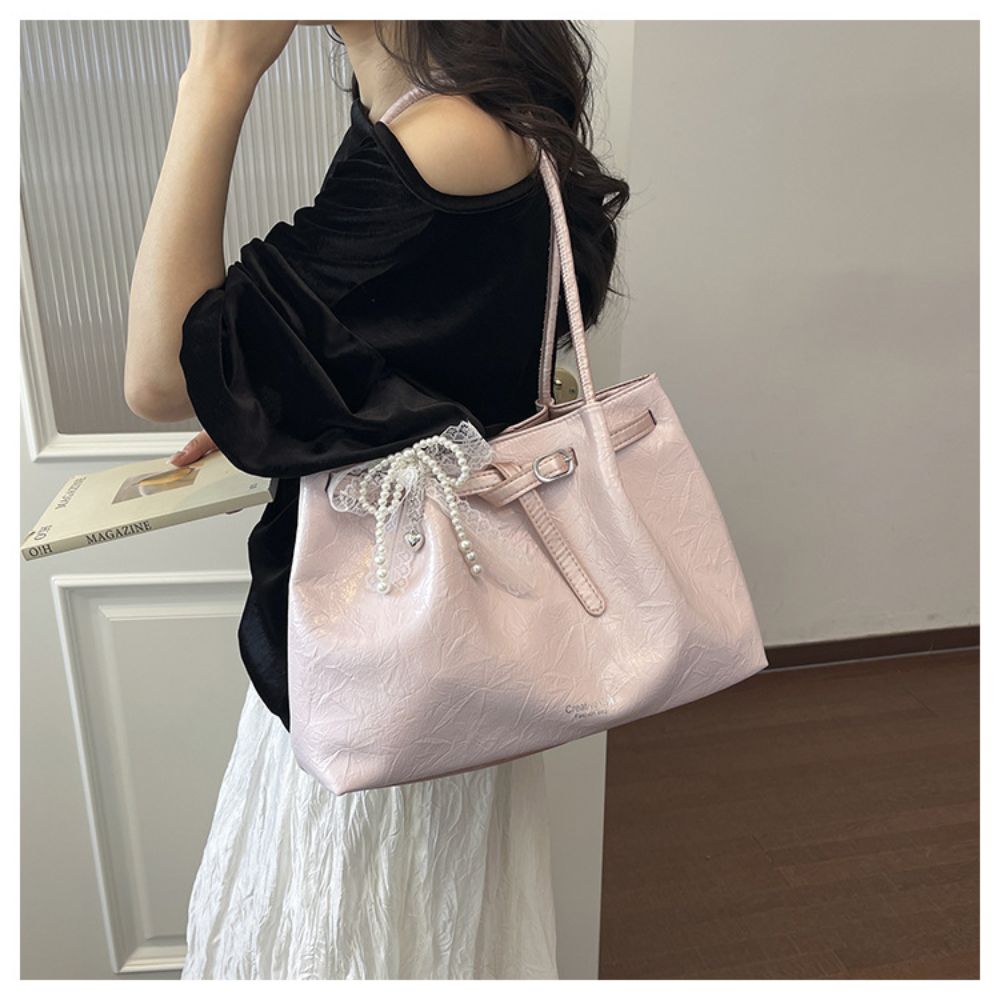 Tas Tote Model Ember Berbahan  - Leatherwork Designs ulasan dan harga