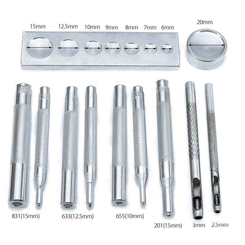 11Pcs Alat Pemasang Kancing Ri - Rivet Setter Tool ulasan dan harga