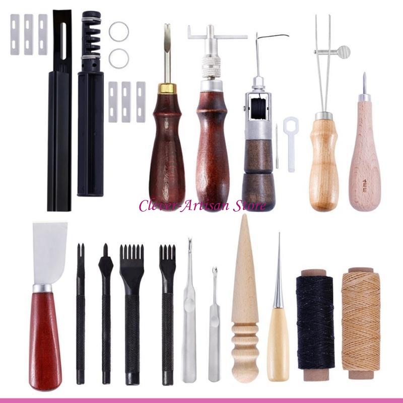 E06B Alat Tangan Kerajinan Kul - Groover Stitching Tool ulasan dan harga