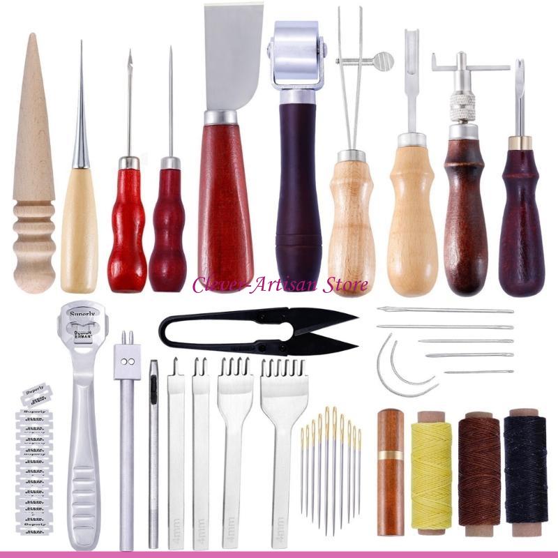 E06B Alat Tangan Kerajinan Kul - Groover Stitching Tool ulasan dan harga