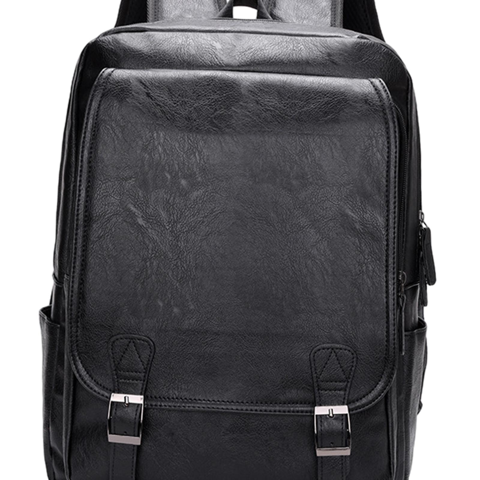 Ransel Laptop Pria Bahan Kulit - Leather Work Rucksack Mens ulasan dan harga
