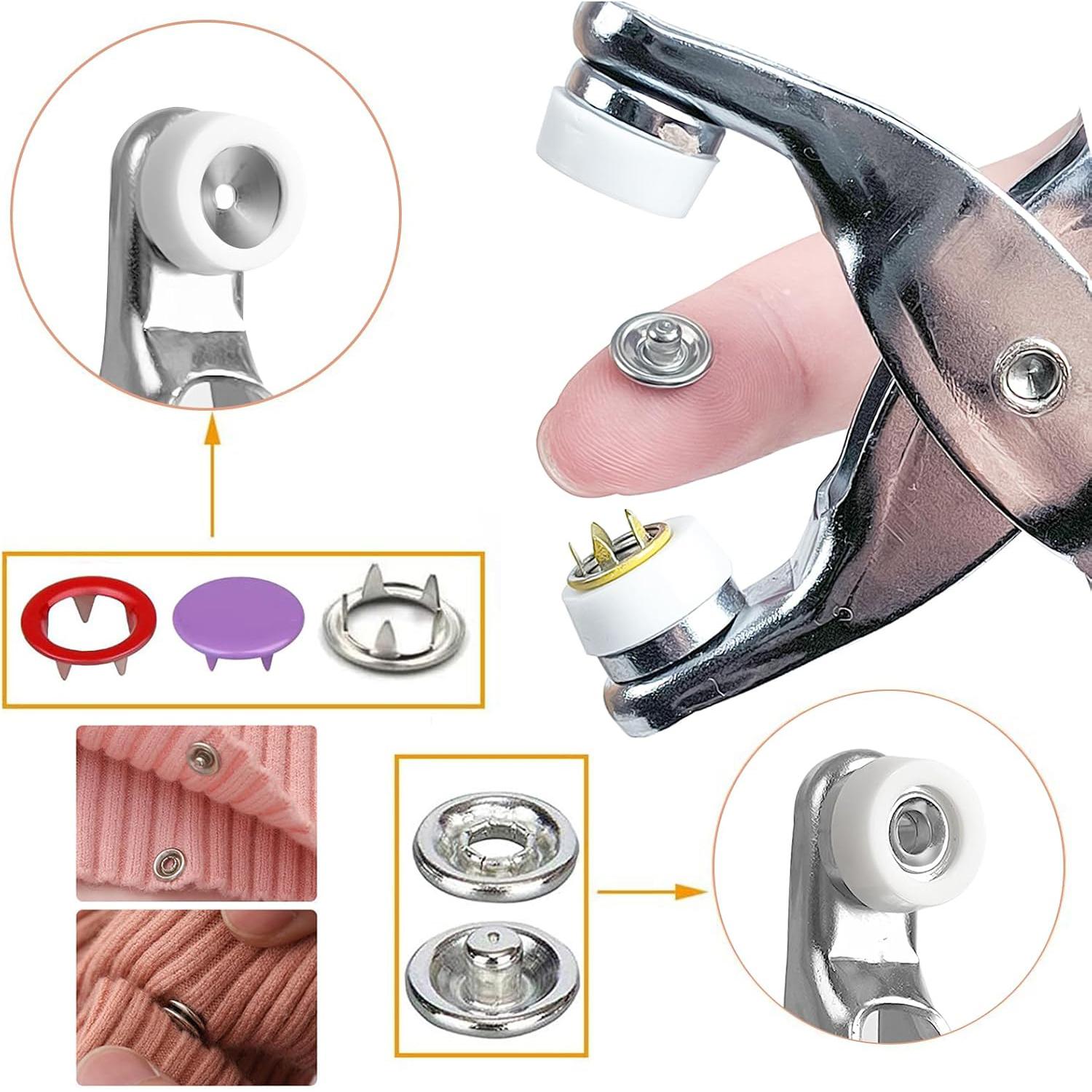 100 Set Kancing Tekan Logam de - Rivet Setter Tool ulasan dan harga