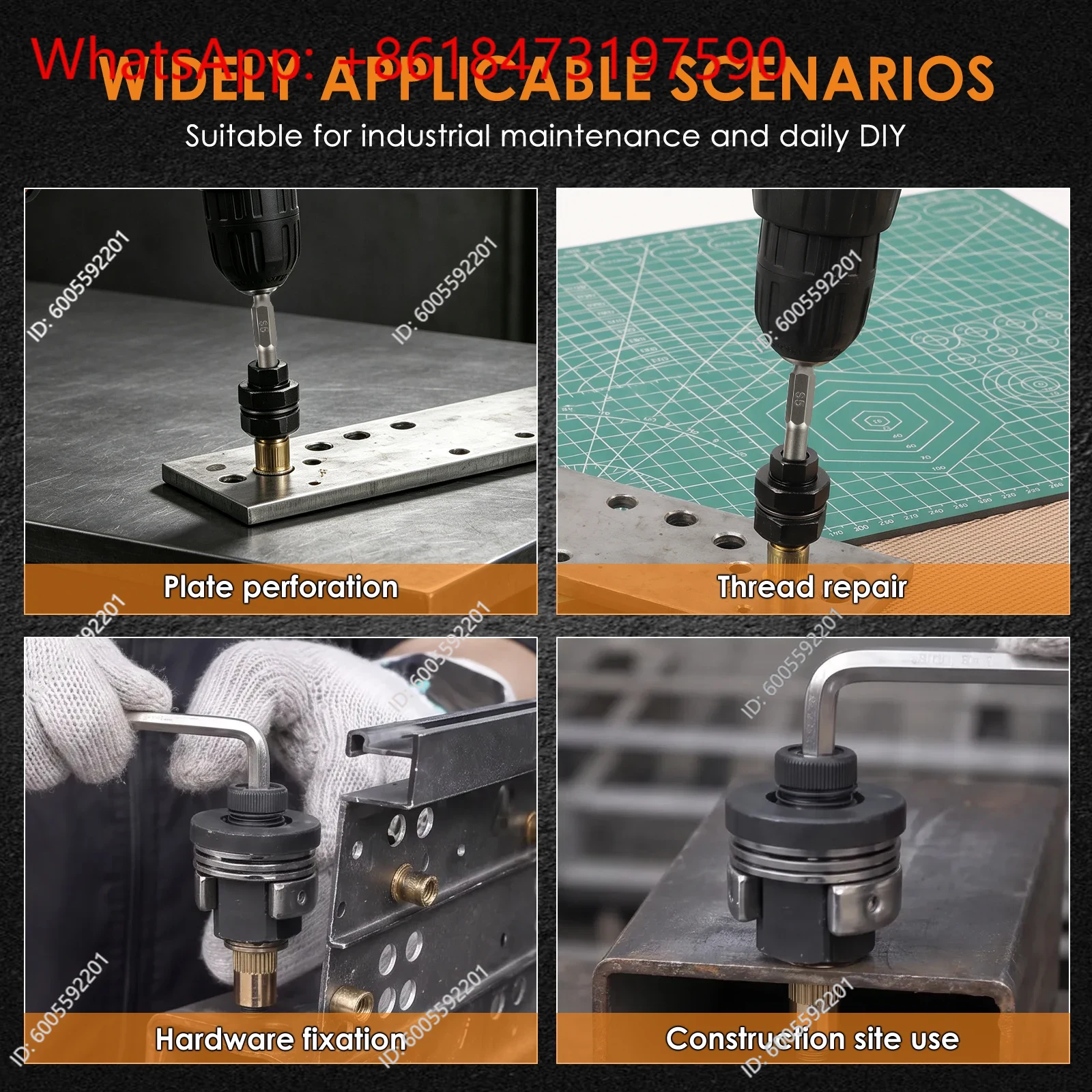 Set Peralatan untuk Memasang M - Rivet Setter Tool ulasan dan harga