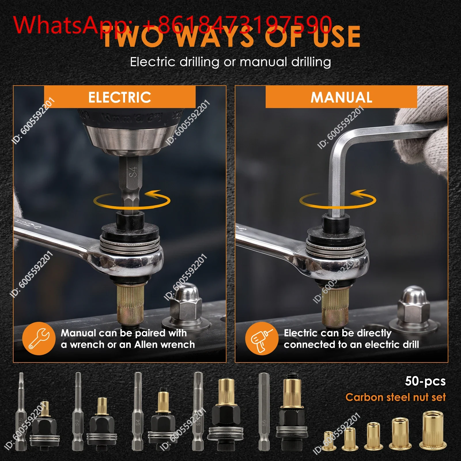 Set Peralatan untuk Memasang M - Rivet Setter Tool ulasan dan harga