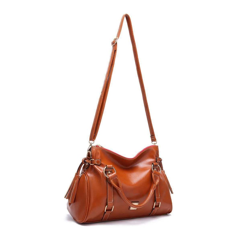 Tas Tote Wanita Kulit Lembut R - Leatherwork Designs ulasan dan harga