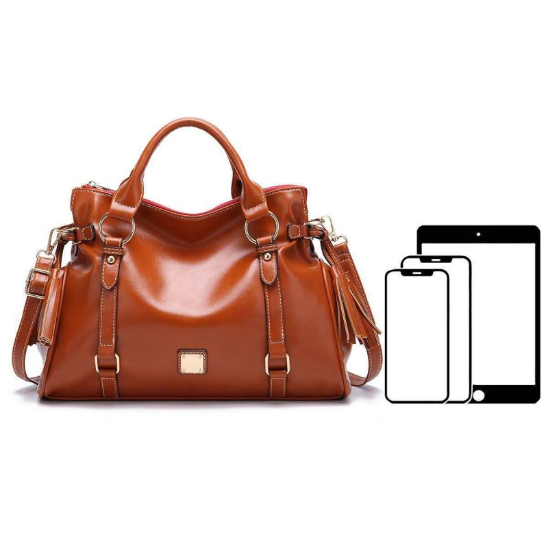 Tas Tote Wanita Kulit Lembut R - Leatherwork Designs ulasan dan harga